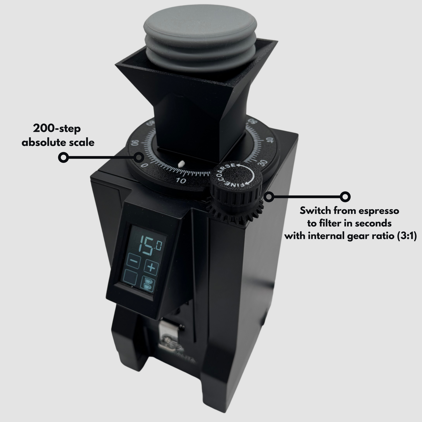 Eureka Mignon Mahlgrad-Einstellrad