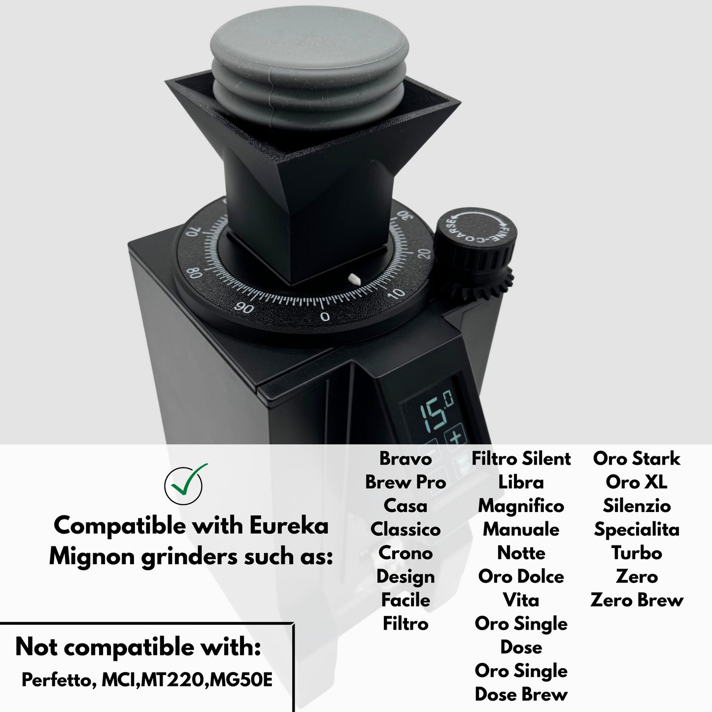 Eureka Mignon Mahlgrad-Einstellrad